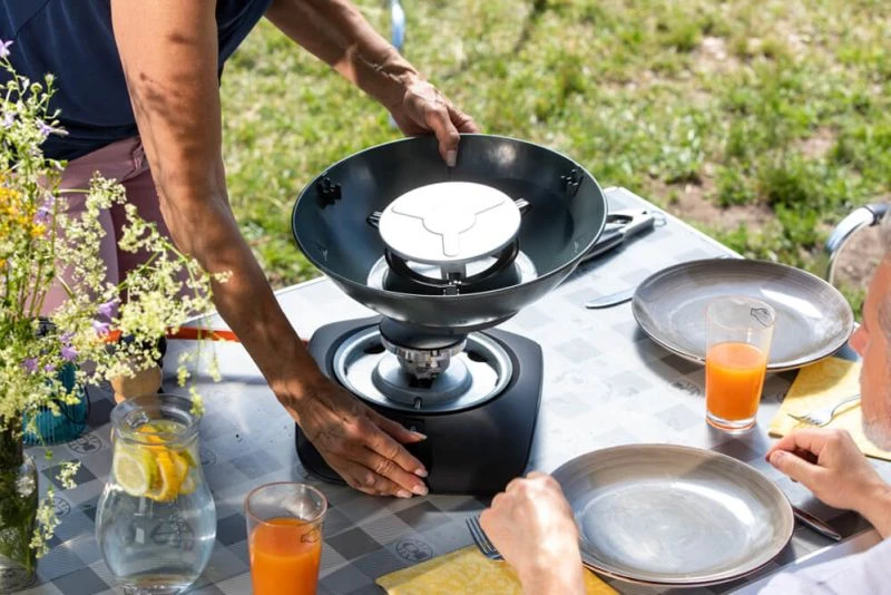 Campingaz 360 Grill Tabletop Gas BBQ & Stove - Iron Grey - Image 3