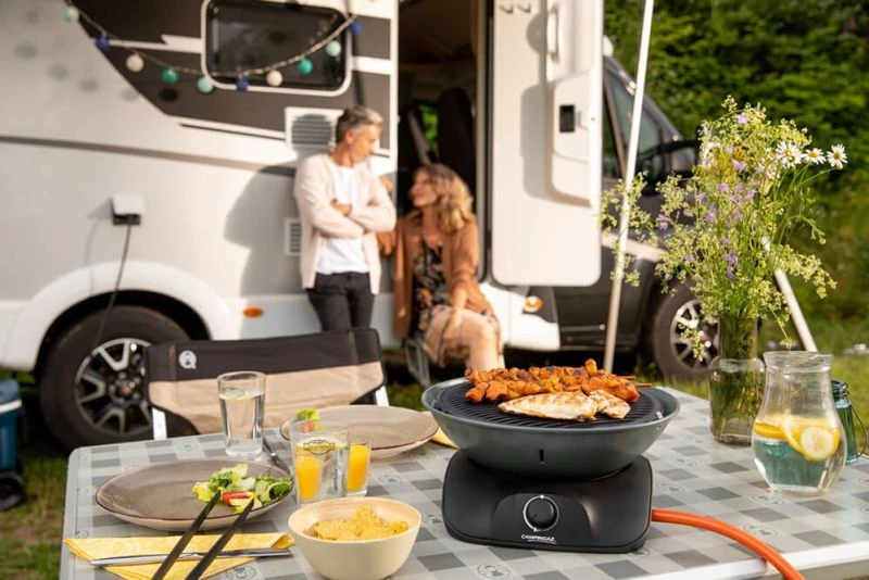 Campingaz 360 Grill Tabletop Gas BBQ & Stove - Iron Grey - Image 7