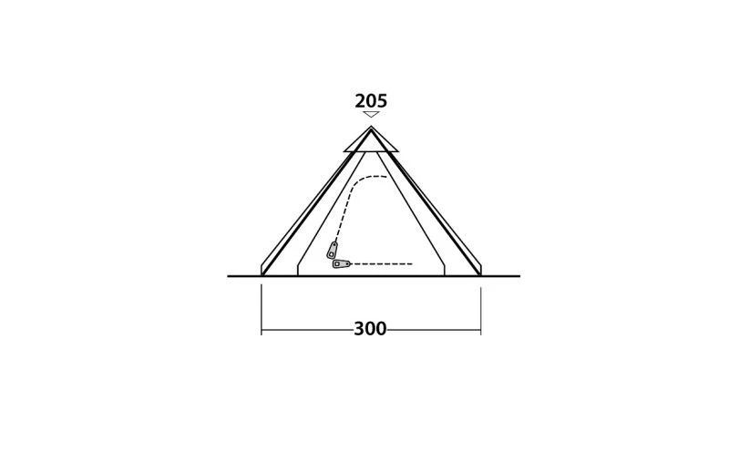 Easy Camp Bolide 400 Tipi Tent 2023 - Image 7