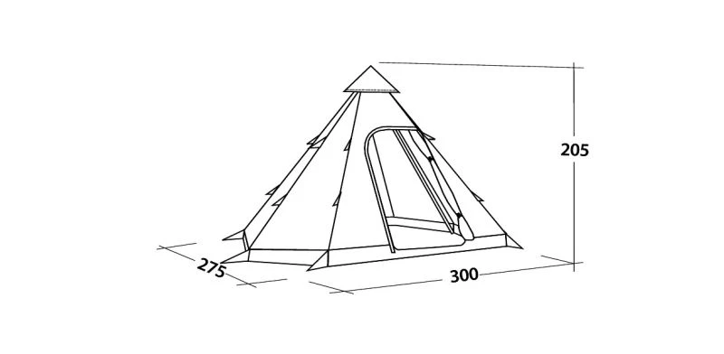 Easy Camp Bolide 400 Tipi Tent 2023 - Image 2