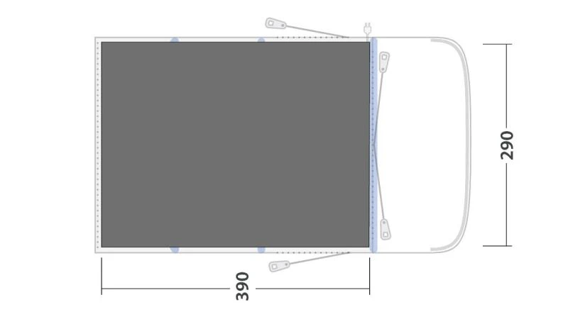 Outwell Hayward Lake 4ATC Footprint - Image 2
