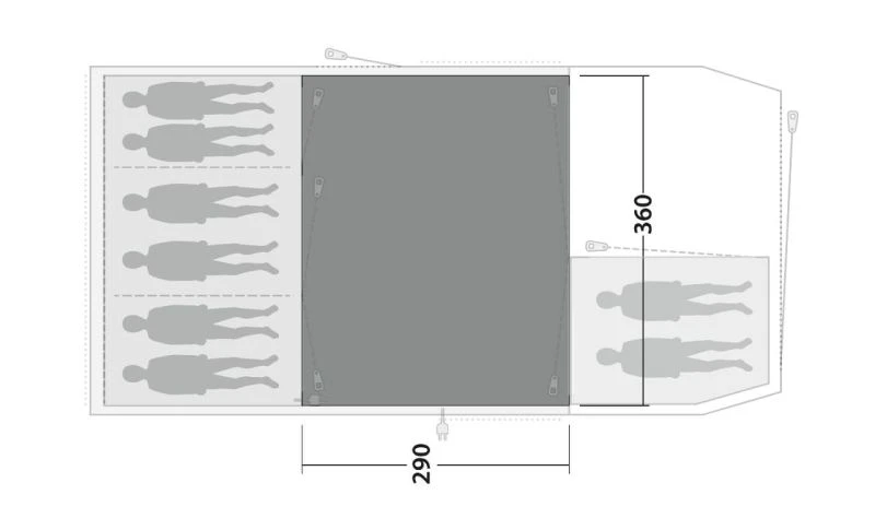 Outwell Winwood 8 Carpet - Image 2